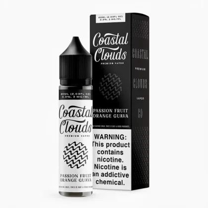 Coastal Clouds Passion Fruit Orange Guava 70% VG E-Liquid - Uwinvapeaustralia