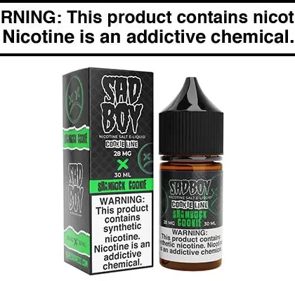 SHAMROCK COOKIE BY SADBOY TEARDROPS SALT 30ML - Vapejuice
