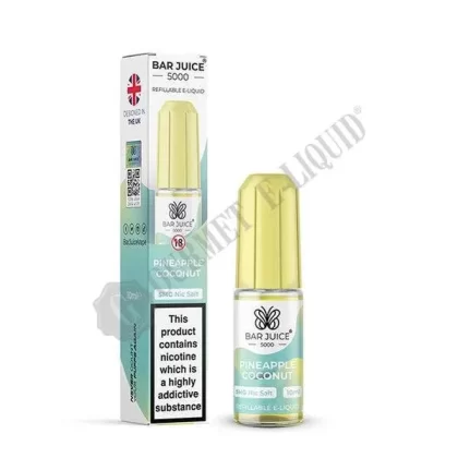 Pineapple Coconut by Bar Juice 5000 - Size#10ml~Nicotine Strength#5mg>10mg>20mg