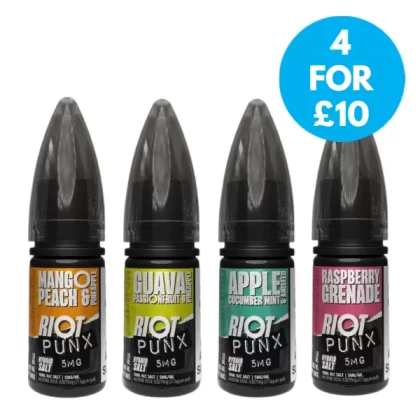 10mg Riot Squad Punx 10ml Nic Salt (50VG/50PG) - Vape Co