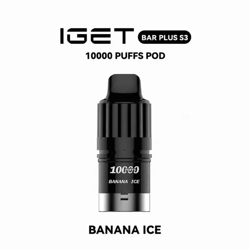 IGET Bar Plus S3 Pod – Banana Ice - Ozvapeone (83978A)