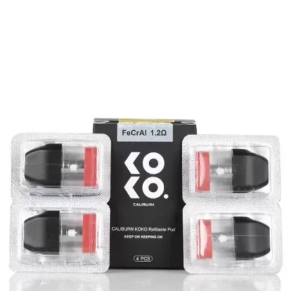 Uwell CALIBURN Replacement Pods - Resistance#1.4ohm Replacement Pods 4PK>1.2ohm Replacement Pods 4PK