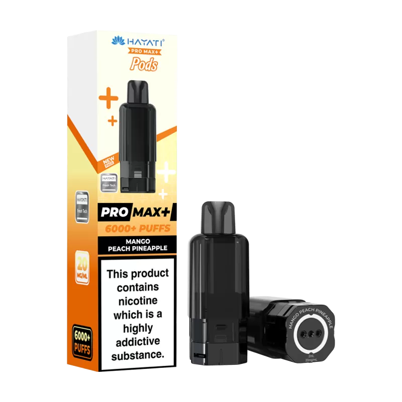 Mango Peach Pineapple Hayati Pro Max+ Refill Pack - 20mg - Vape Product (B3385F)
