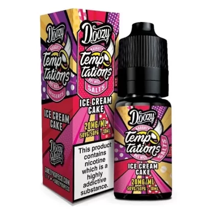 Doozy Temptations Ice Cream Cake Nic Salt E Liquid – Doozy Temptations (10ml)
