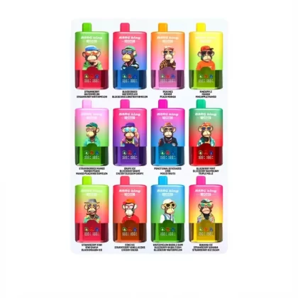 Bang King 100000 Puffs Triple Flavor 100k Vape - Random Flavors(Minimum 2 Pieces), Strawberry & Watermelon & Strawberry Watermelon; 3-nicotine, 2-nicotine