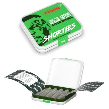 Tyson Sour Diesel THC-A Blend Shorties – 10ct