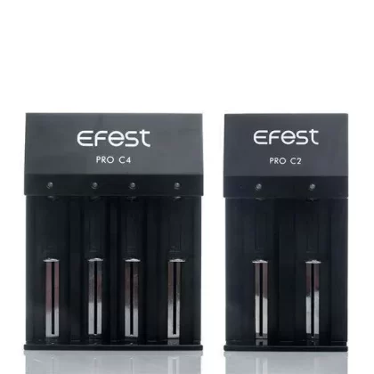 Efest PRO C Battery Charger - Efest PRO C2 Charger, Efest PRO C4 Charger (BAB057)