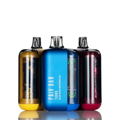 SMOK Priv Bar Turbo 15K 15000 Puffs Disposable Vape - 16mL - Triple Apple Ice