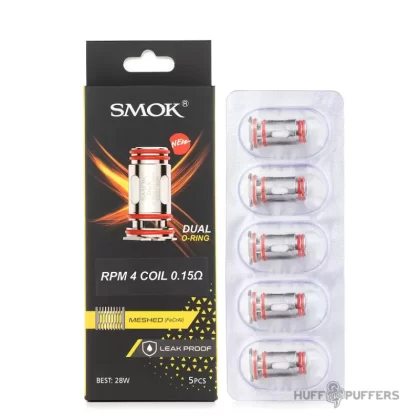 Smok RPM 4 Coils - 0.15 ohm (30-60W), 0.6 ohm (10-30W)