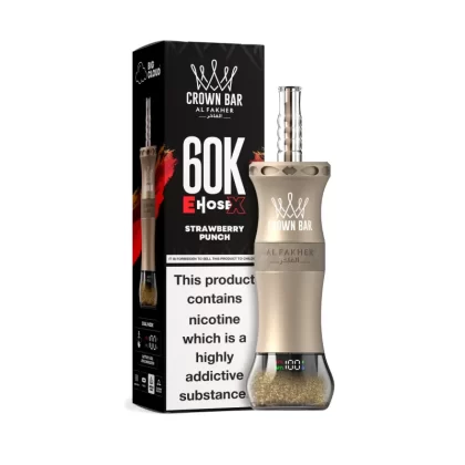 Strawberry Punch Al Fakher Crown Bar Vape 60K