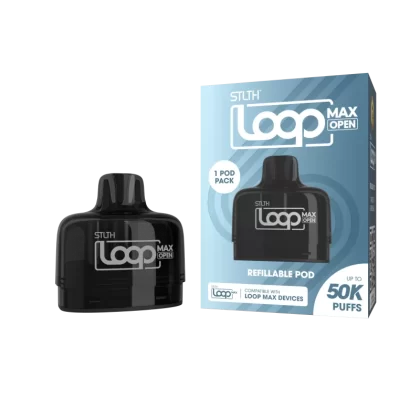 Stlth Loop Max Open POD Pack - Black - Device (wholeseller), Device (1300C3)