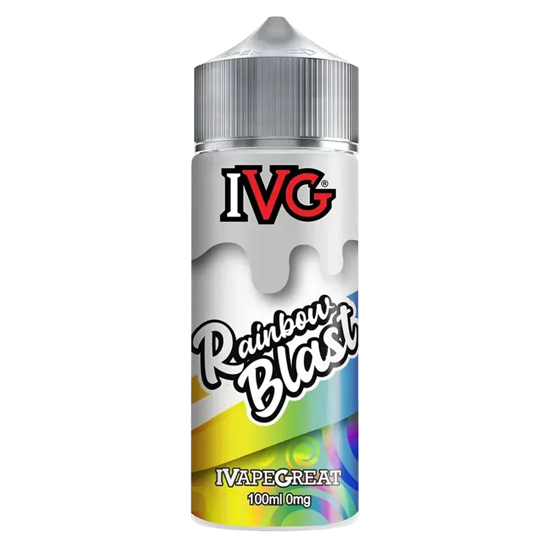 IVG Rainbow Blast Vape Juice 100ml - Nic Shots#0 Nic Shots>1 x 18mg Nic Shot>2 x 18mg Nic Shots