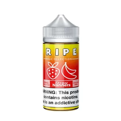 Straw Nanners by Vape 100 Ripe Collection 100ml - Vape Product, Vape Product