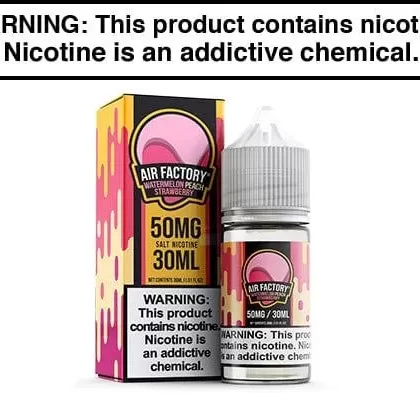 WATERMELON PEACH STRAWBERRY BY AIR FACTORY SALT 30ML