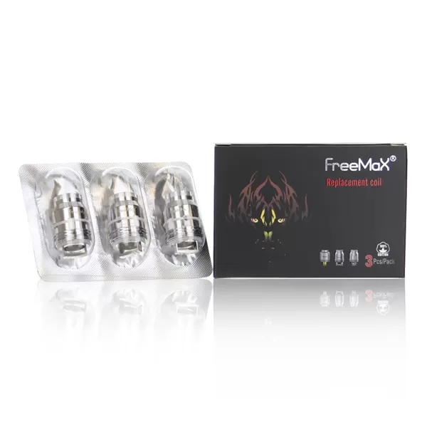 3PCS-PACK Freemax Mesh Pro Sub- Ohm Tank with Dual & Triple Mesh Coils - Double Mesh Coil 0.2ohm
