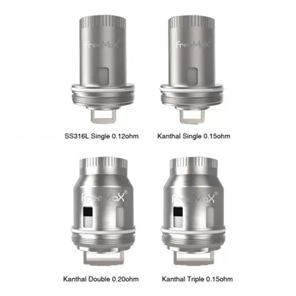 3PCS-PACK Freemax Mesh Pro Sub- Ohm Tank with Dual & Triple Mesh Coils - Double Mesh Coil 0.2ohm - Image 2