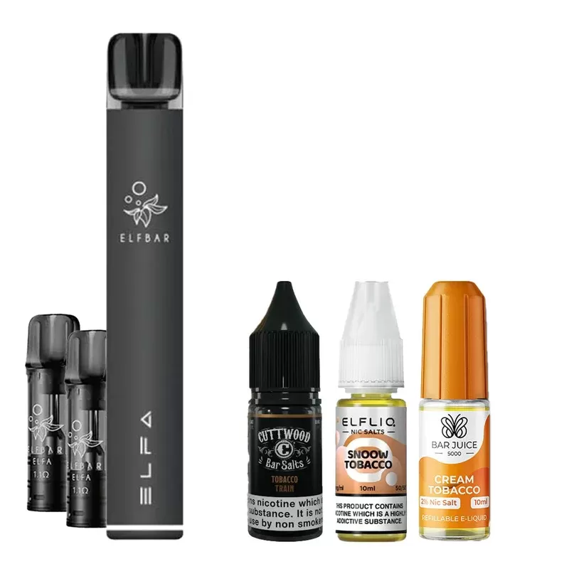 Elf Bar ELFA Pro Tobacco Bundle - Colour#Brown - Cola