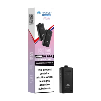 Blueberry Cotton K Hayati Mini Ultra Refill Pack - 20mg - Vape Product (859CBE)