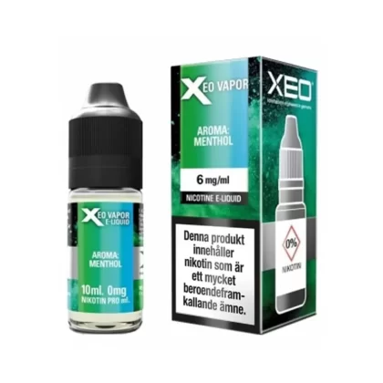 XEO Xtreme Vapor Fresh Menthol 10 ml – vape juice med nikotin