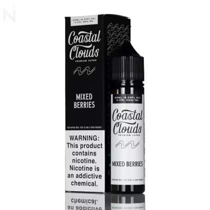 Coastal Clouds E-Liquid - Mixed Berries - 60mL - 3mg