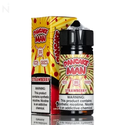 Pancake Man - Strawberry - 100mL - 3mg
