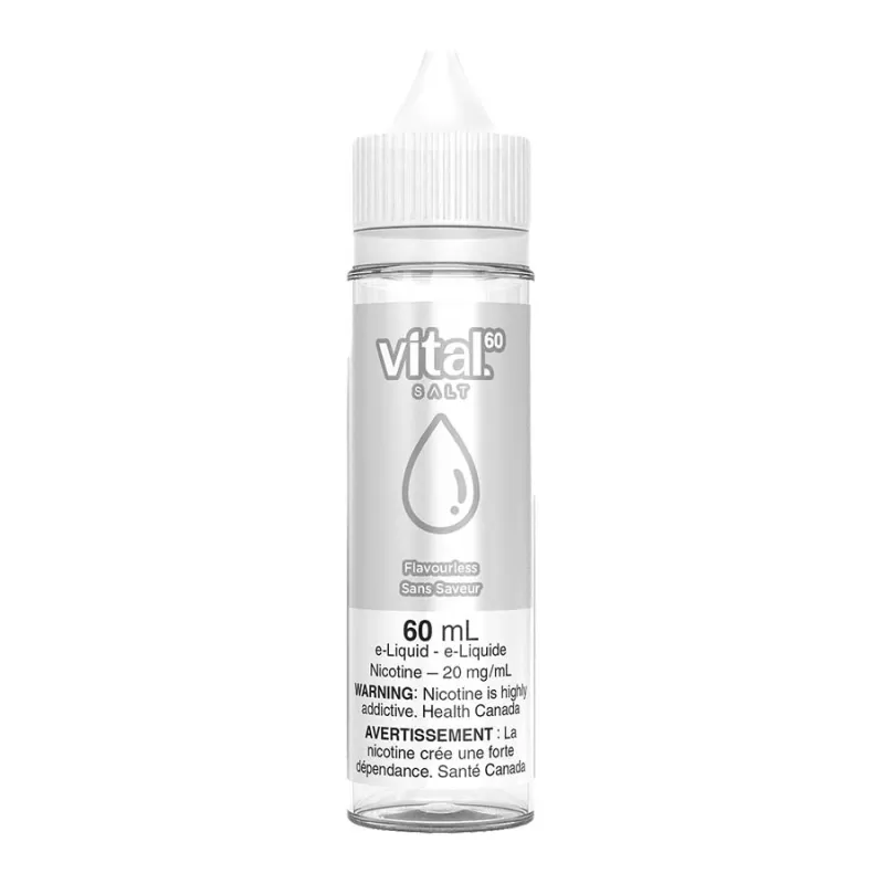 Vital Salt Nic E-Liquid - Flavourless 60ml - 12mg/ml