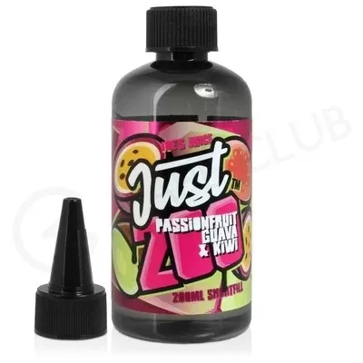 Passion Fruit Guava & Kiwi Just 200 Shortfill E-Liquid by Joe’s Juice 200ml