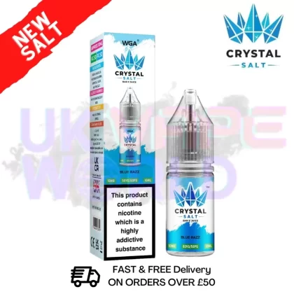 Blue Razz WGA Crystal Nic Salt | Nicotine Salts | Lowest Price