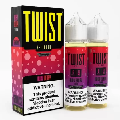 Twist e-Liquids Ruby Berry eJuice - 120mL (2x60mL); Vape Product, Vape Product (7076EE)