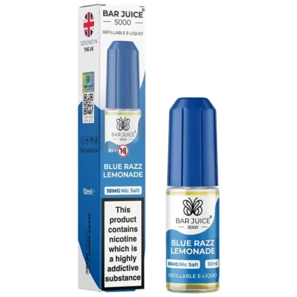 Blue Razz Lemonade Nic Salt E-Liquid by Bar Juice 5000 (10ml) - 20mg