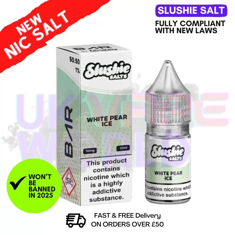 Slushie Salts White Pear ICE E Liquid