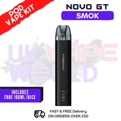 Black FreeMax Evox Refillable Pod Vape Kit