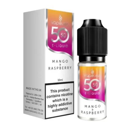 Mango & Raspberry E-Liquid 50/50 Series by Vapouriz (10ml) - 12mg