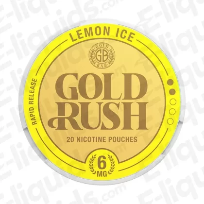 Lemon Ice Gold Rush Nicotine Pouches by Gold Bar