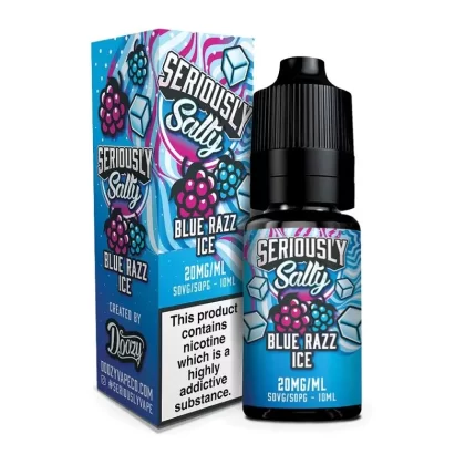Blue Razz ICE By Seriously Salty 10ml - Nicotine Strength#5mg (Salt)>10mg (Salt)>20mg (Salt) (FF1DCD)