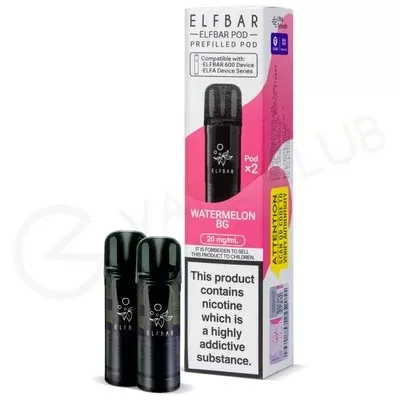 Watermelon BG Elf Bar 600 Prefilled Pods - Ecigpremium