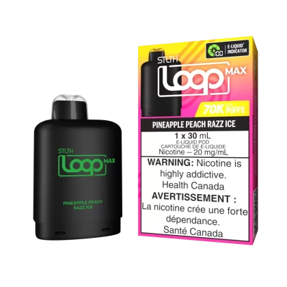 STLTH LOOP MAX Pod Pack - Pineapple Peach Razz Ice - 20 mg/mL (wholeseller) (SK) - Excise FED