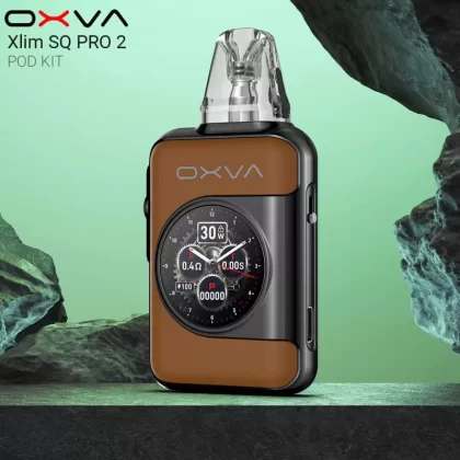 OXVA Xlim SQ Pro 2 – Pod Kit – Brown Leather