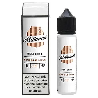 BUBBLE MILK E LIQUID BY THE MILKMAN – DELIGHTS 50ML 65VG