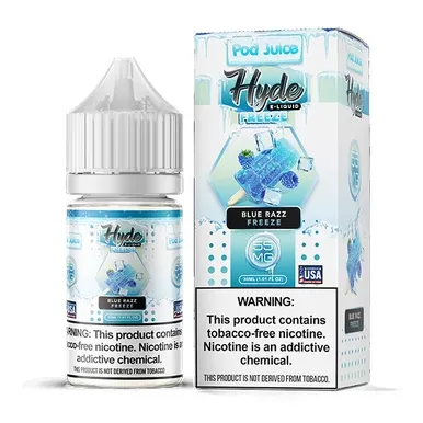 Blue Razz Freeze by Pod Juice – Hyde TFN Salt 30mL