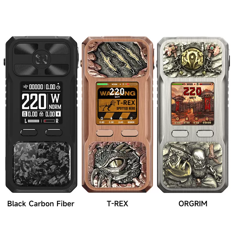 BD Vape Rayden 220 Dual Mod 220W - T-rex - Image 2