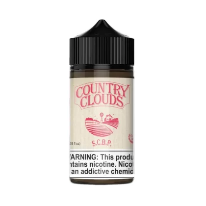 Country Clouds - Strawberry Corn Bread Puddin' - 100ML E-Liquid - 3MG