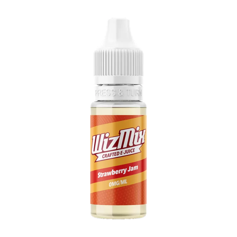 WizMix Strawberry Jam - 10ml - 12mg - Vape Product (BA4712)