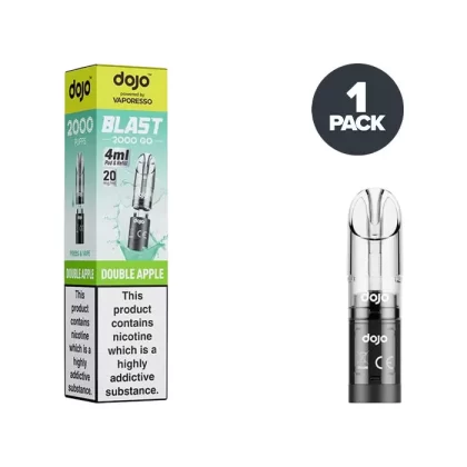Double Apple Vaporesso Dojo Blast 2000 Go Pre-filled Pods