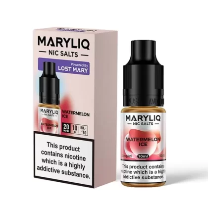 Watermelon Ice Nic Salt E-Liquid by Lost Mary Maryliq (10ml) - 20mg