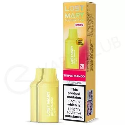 Triple Mango Lost Mary BM600 Prefilled Pods - Ecigpremium
