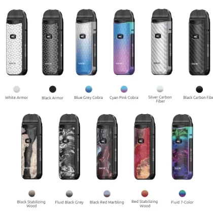 SMOK Nord 50W Pod System Kit - Regular Version-Fluid Black Grey / U.S.A