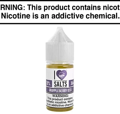 GRAPPLEBERRY ICE BY I LOVE SALTS 30ML - Vapejuice