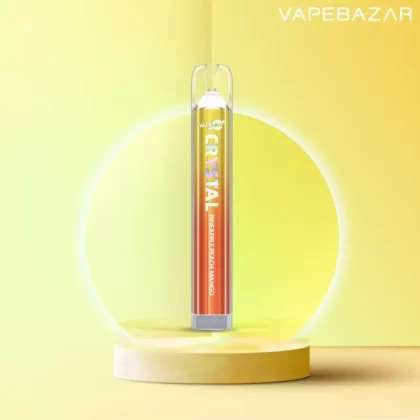 VAPEURS Crystal – Pineapple Peach Mango - 550 mAh / Glycerin / Nikotinsalz / Propylenglykol / Aromastoffe / 20mg/ml