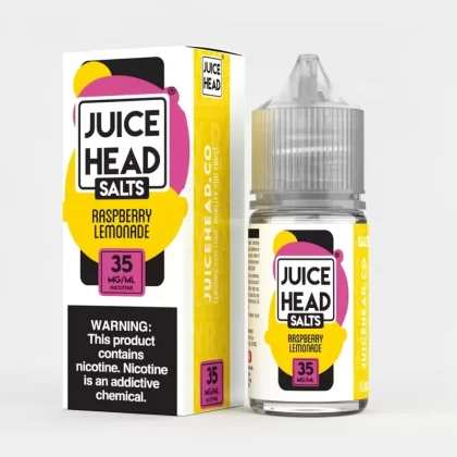 Juice Head Raspberry Lemonade Nicotine Salt Vape Juice 30mL - Vape Product; Vape Product, Vape Product